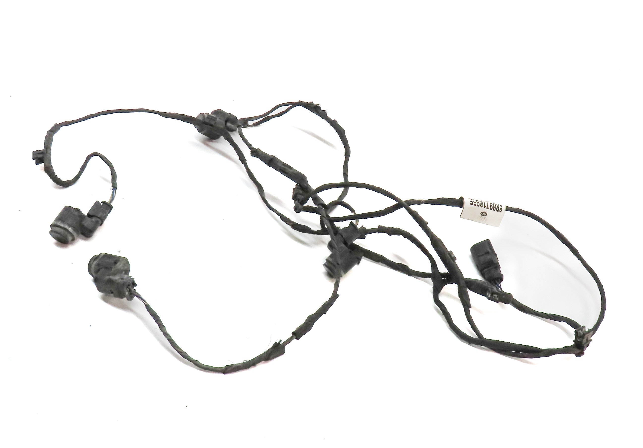 16 AUDI SQ5 (B8 8R) FRONT PARK ASSIST PDC DISTANCE CONTROL SENSOR SET/4 (Gray) — exact item pictured